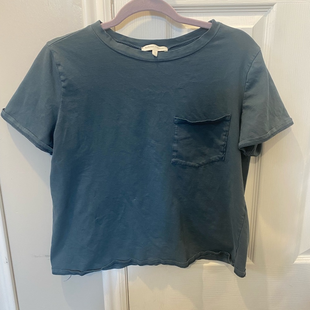 BOHME Casual Blue Pocket Tee